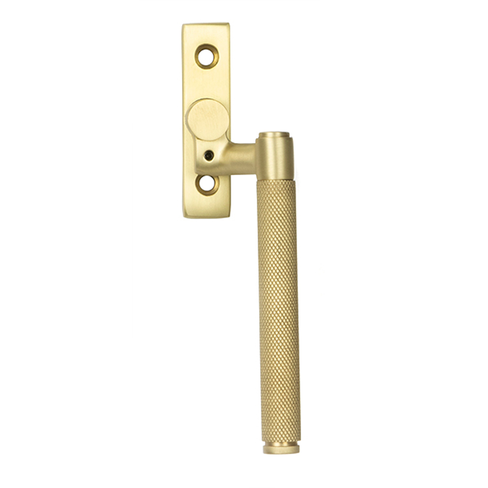 From the Anvil Brompton Espag Window Handle - Satin Brass (Right Hand)